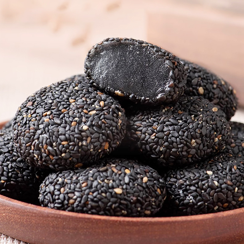 五黑麻薯芝麻球