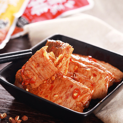 手撕素肉麻辣豆干