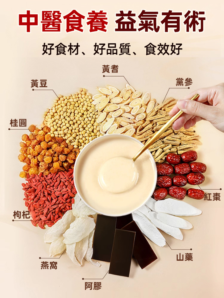 【補你所需】黃耆黨參豆漿粉