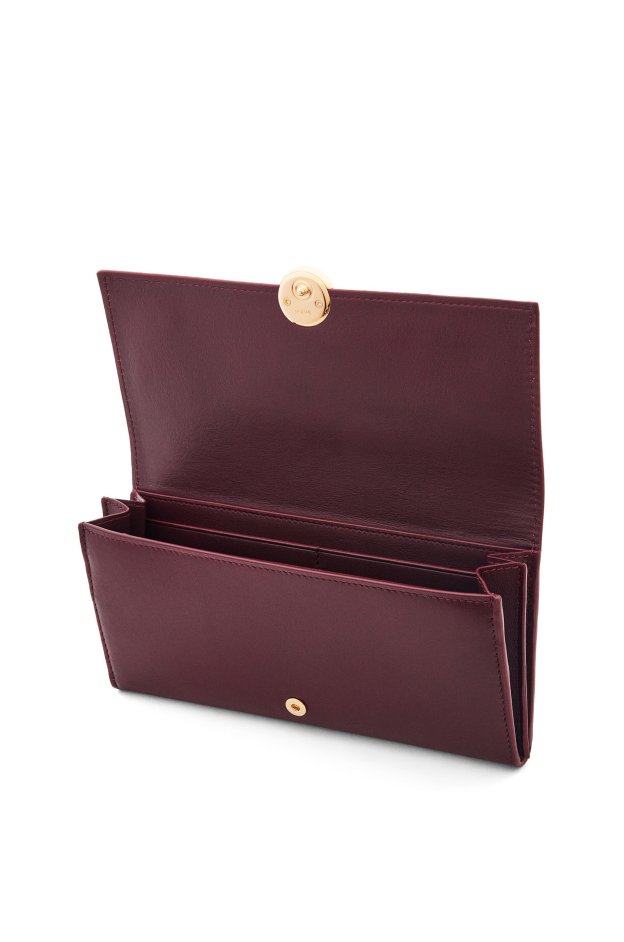 ぺブル コンティネンタル ウォレット（シャイニーナパカーフ）