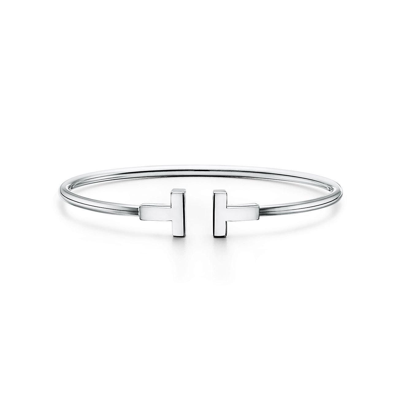 Tiffany & Co.Tシリーズ Tワイヤー バングル シンプルジュエリー