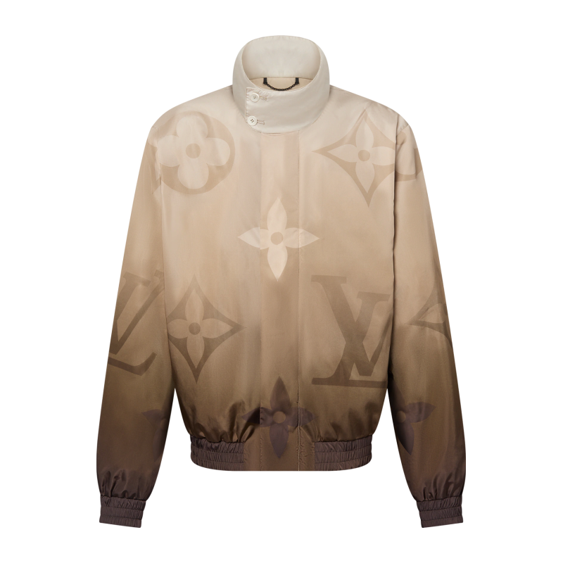 LV/ルイ・ヴィトンの男性用コート・モノグラムマクロ・グラデーション・ユニバーサルスポーツスタイル・新作