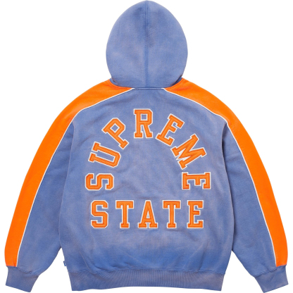 Supreme STATE ZIP UP HOODED SWEATSHIRT ジッパー フード スウェットシャツ