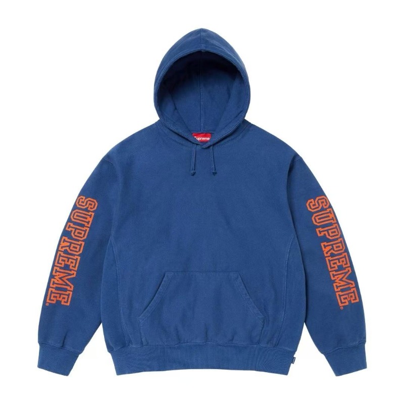 Supreme COLLEGIATE SLEEVE HOODED レタープリント パーカー スウェットシャツ