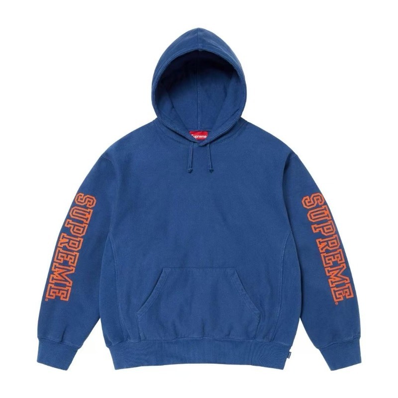 Supreme COLLEGIATE SLEEVE HOODED レタープリント パーカー スウェットシャツ