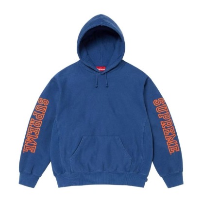 Supreme COLLEGIATE SLEEVE HOODED レタープリント パーカー スウェットシャツ