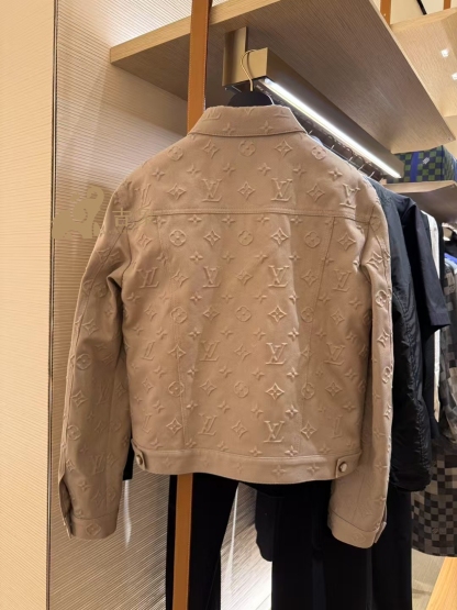 LV/ルイ・ヴィトン メンズ モノグラム エンボス デニム ジャケット
