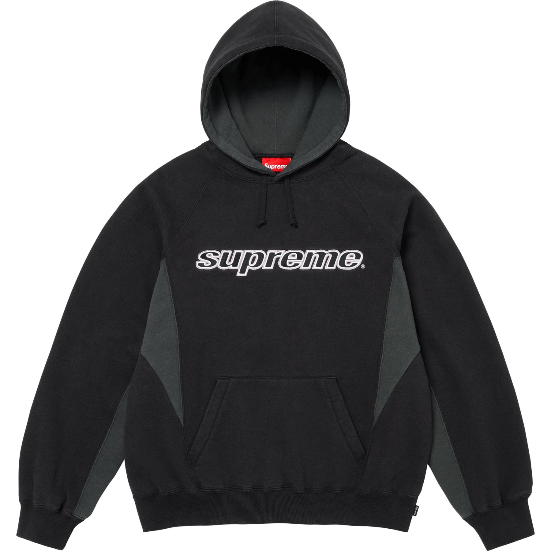supreme DIVISION HOODED SWEATSHIRT 刺繍ロゴ入りパーカー