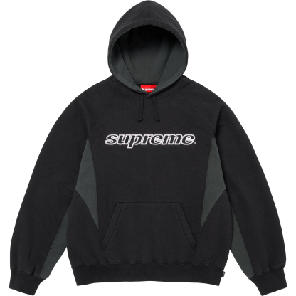 supreme DIVISION HOODED SWEATSHIRT 刺繍ロゴ入りパーカー