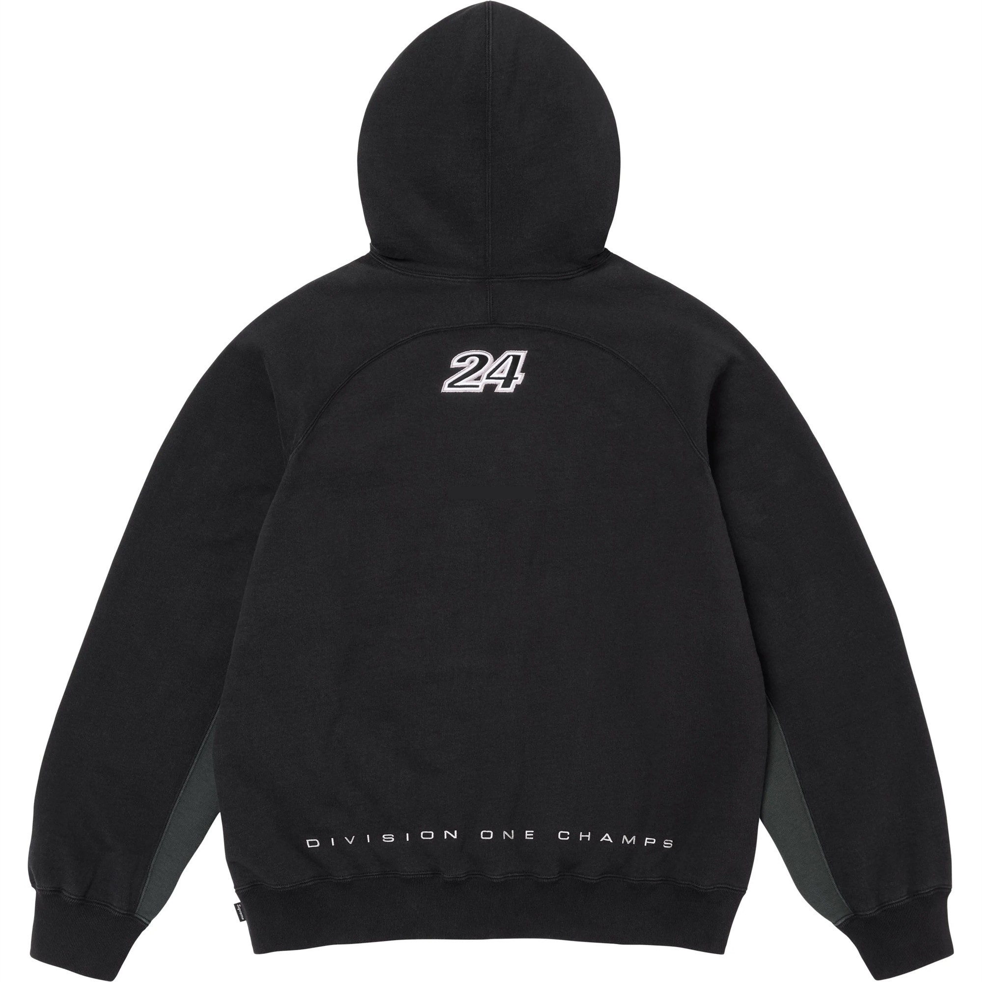 supreme DIVISION HOODED SWEATSHIRT 刺繍ロゴ入りパーカー
