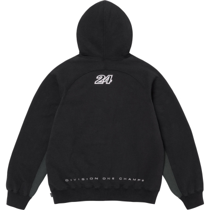 supreme DIVISION HOODED SWEATSHIRT 刺繍ロゴ入りパーカー