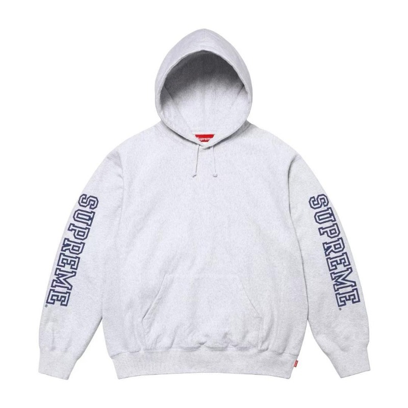Supreme COLLEGIATE SLEEVE HOODED レタープリント パーカー スウェットシャツ