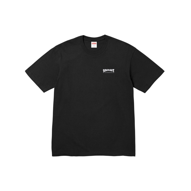 Supreme Cross TEE クロス 英語 クロス 文字 半袖 メンズ Tシャツ レディース 夏 カップル