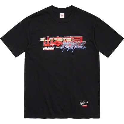 Supreme X Yohji Yamamoto TEE Yamamoto Yohji レター 半袖 Tシャツ メンズ レディース