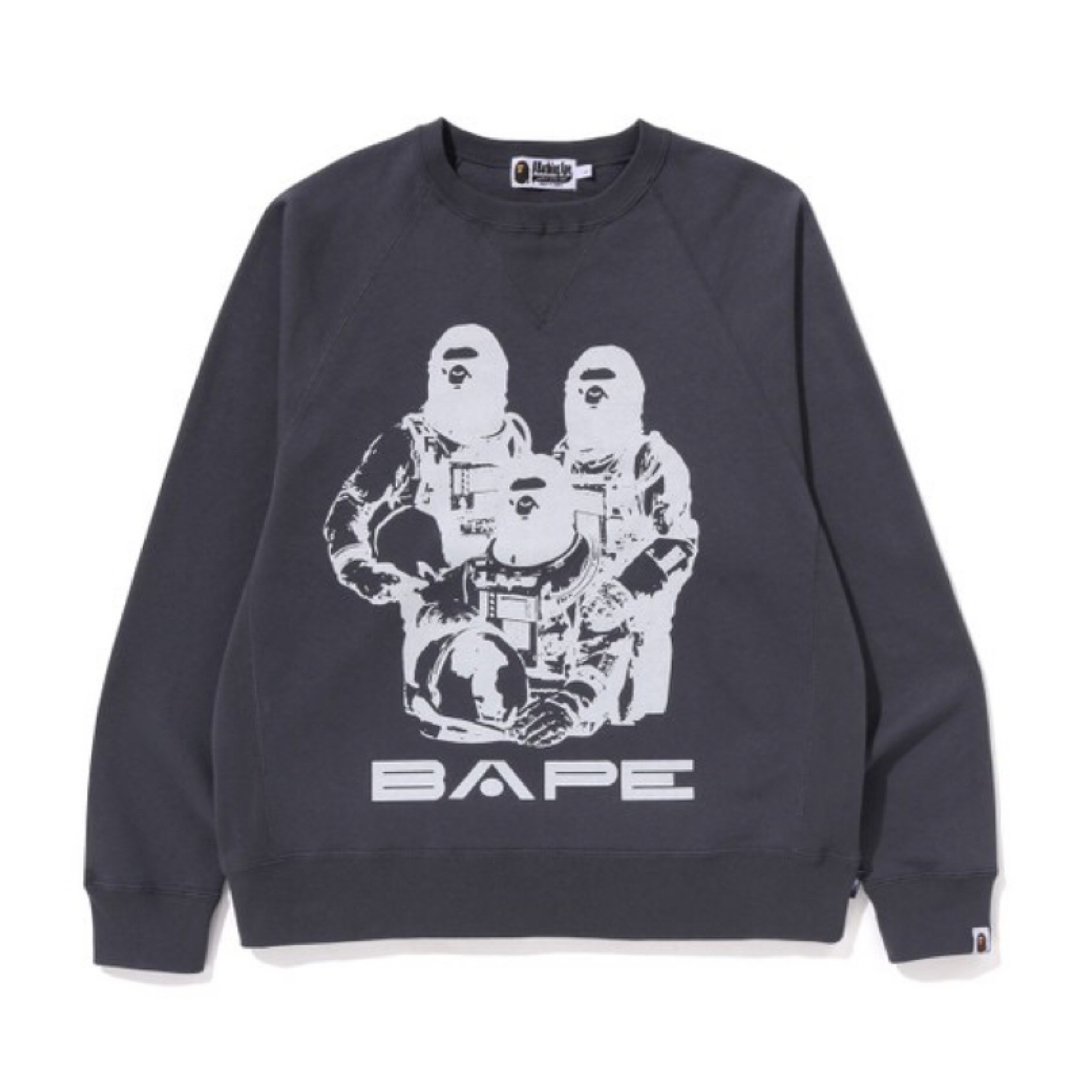 日本のトレンドブランド Bape メンズ 服 エイプ 宇宙飛行士 プルオーバー スウェットシャツ