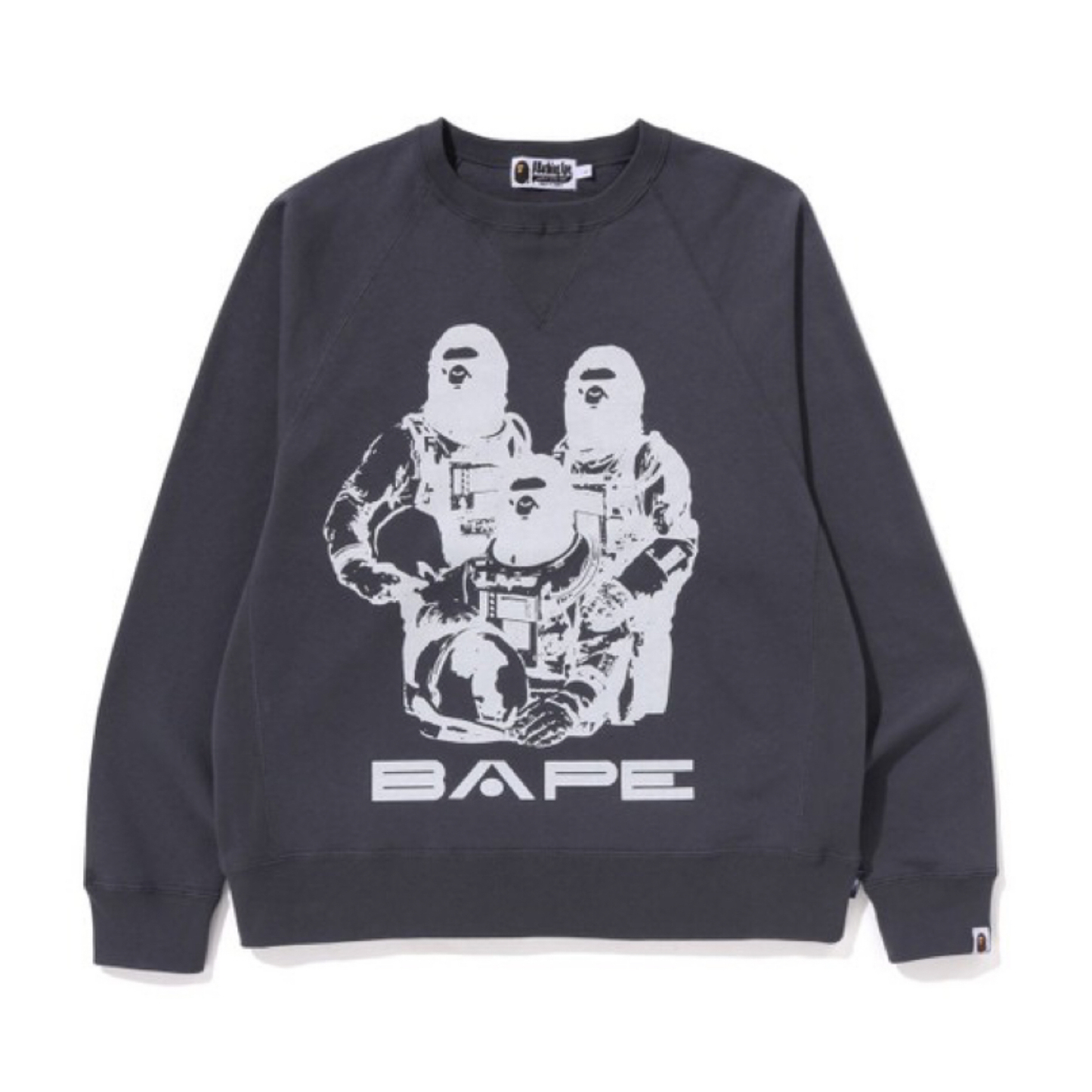 日本のトレンドブランド Bape メンズ 服 エイプ 宇宙飛行士 プルオーバー スウェットシャツ