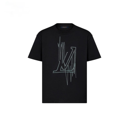 LV ルイヴィトン メンズ コットン LV FREQUENCY 半袖 Tシャツ