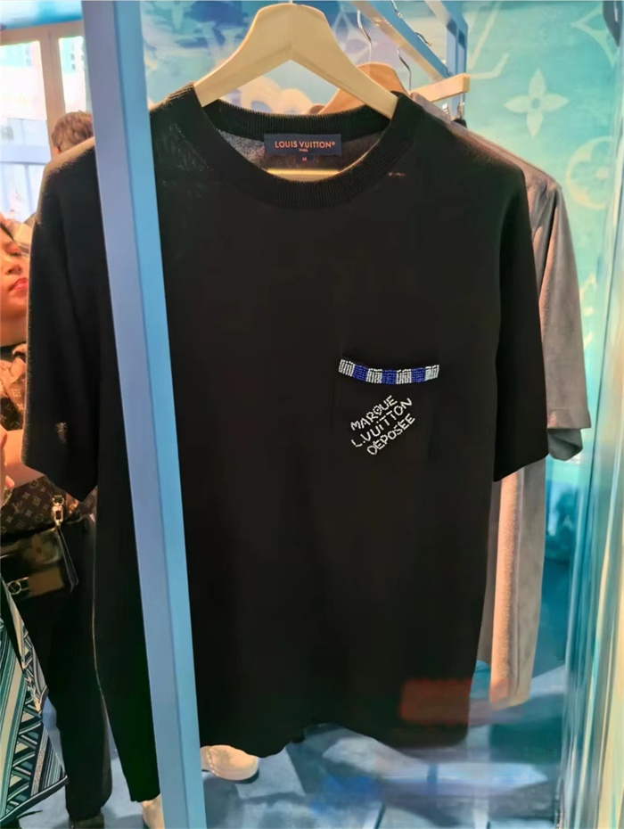 LV ルイ・ヴィトン 24th アーリーオータム メンズ オルネメント コットン Tシャツ