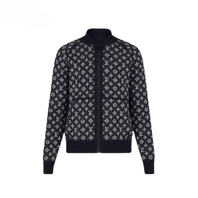 LV/ルイ・ヴィトン メンズ 新作 モノグラム コットン スタンダード 両面スウェットシャツ