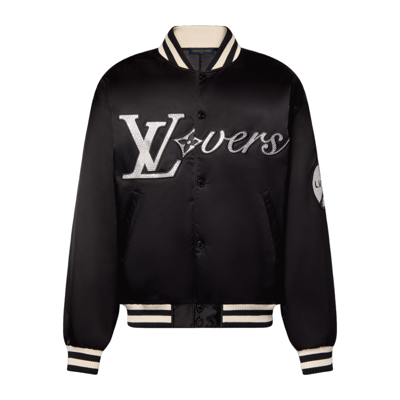 LV/ルイ・ヴィトン メンズ 春夏 刺繍入り ナイロン ベースボール ウエスト ジャケット