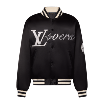 LV/ルイ・ヴィトン メンズ 春夏 刺繍入り ナイロン ベースボール ウエスト ジャケット