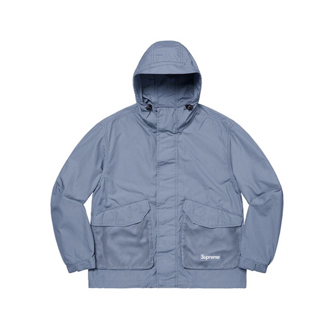 SUPREME メッシュ ポケット カーゴ ウォータープルーフ フェイク ウィンド ジャケット