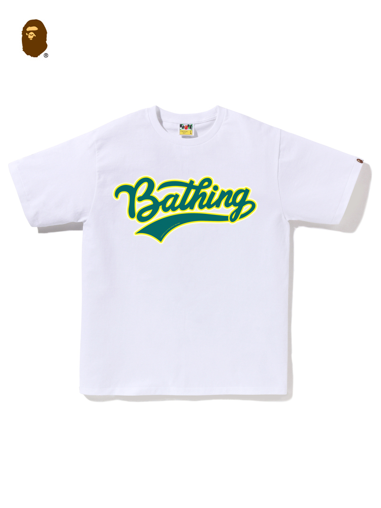 BAPE メンズ 春夏 レタープリント 半袖Tシャツ