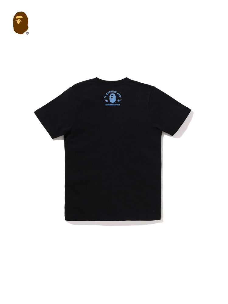 BAPE レディース 春夏 コントラストスターレタープリント柄 半袖Tシャツ