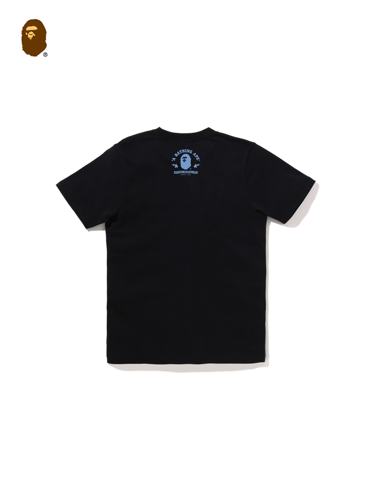 BAPE レディース 春夏 コントラストスターレタープリント柄 半袖Tシャツ