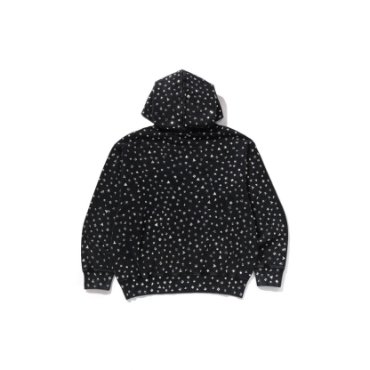 BAPE スタッズロゴ リラックス エイプマン パーカー スウェットシャツ メンズ