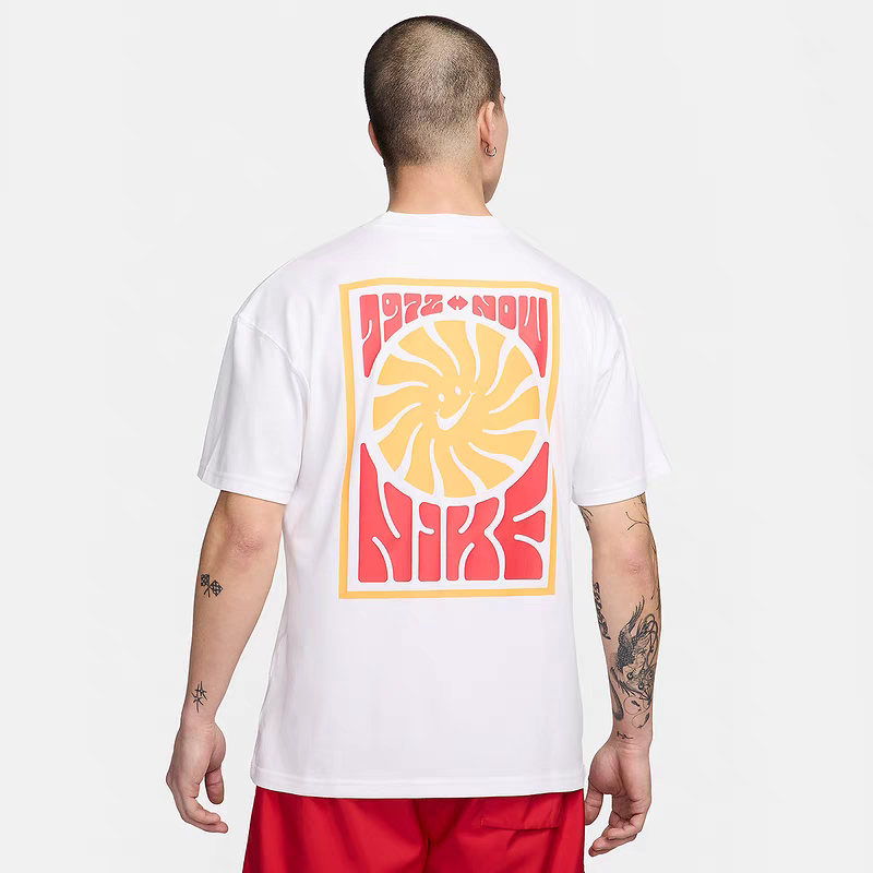 ナイキ NIKE M90 ACC CNCT メンズ 厚手コットン ゆったり着心地の良い半袖Tシャツ