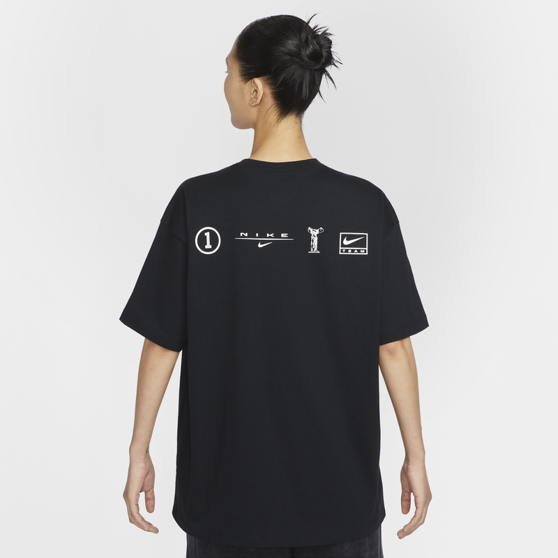 ナイキ Nike カジュアル レディース オーバーサイズ スタイル Tシャツ 春新作 コットン 超ゆったり プリント