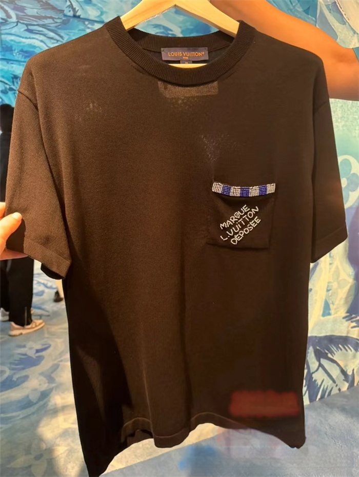 LV ルイ・ヴィトン 24th アーリーオータム メンズ オルネメント コットン Tシャツ