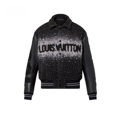 LV/ルイ・ヴィトン 新作 メンズ ストライプディテール 刺繍ジャケット