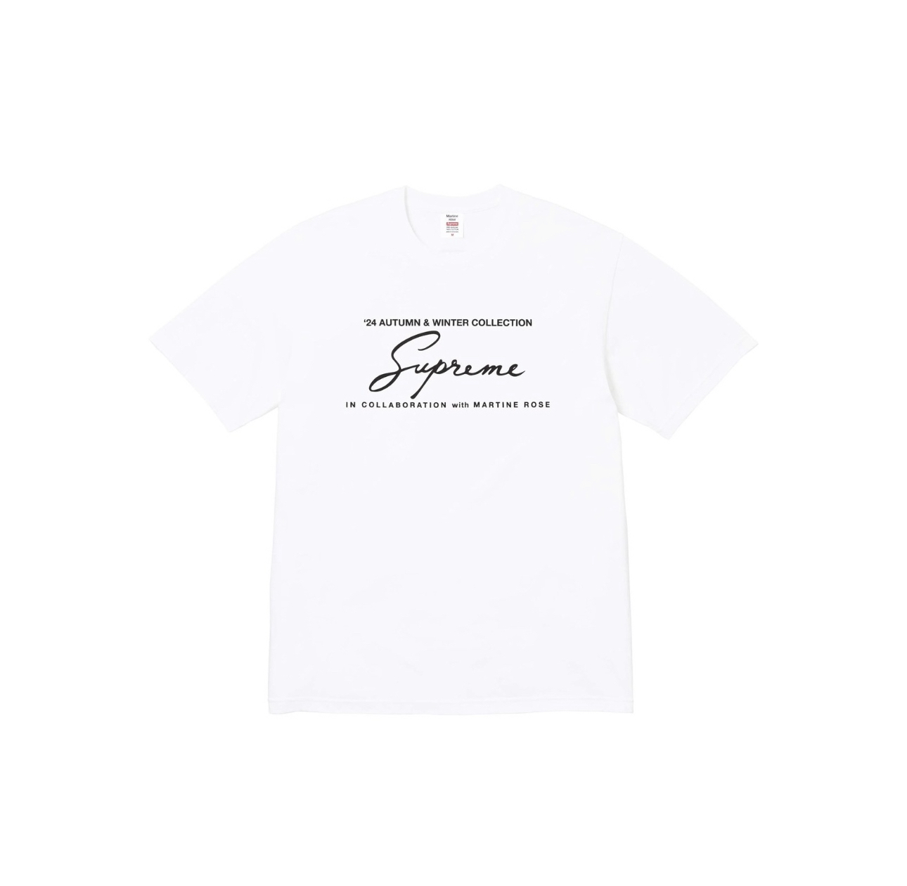 SUPREME x MARTINE ROSE 限定版 ユニセックス 半袖Tシャツ