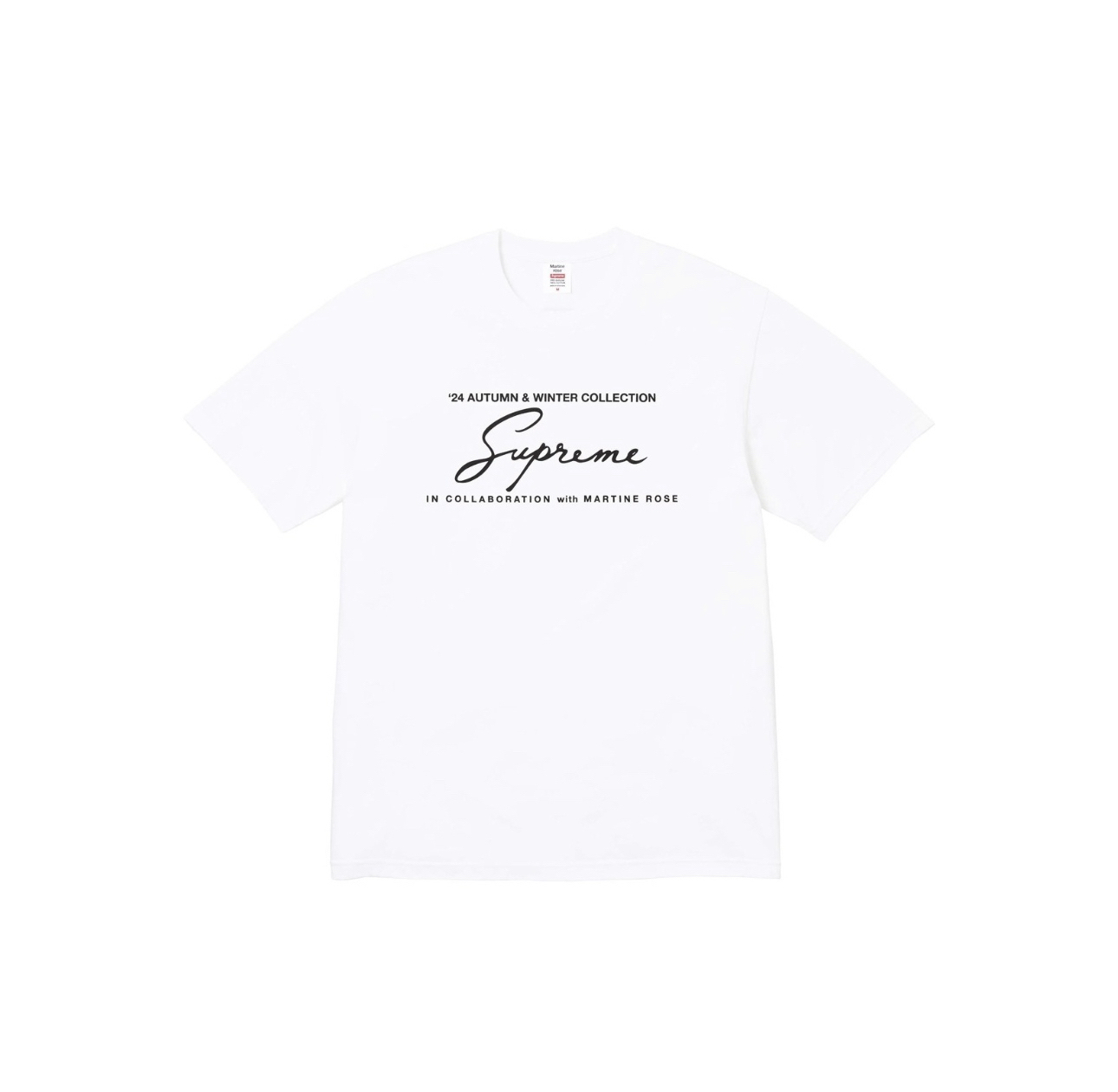 SUPREME x MARTINE ROSE 限定版 ユニセックス 半袖Tシャツ