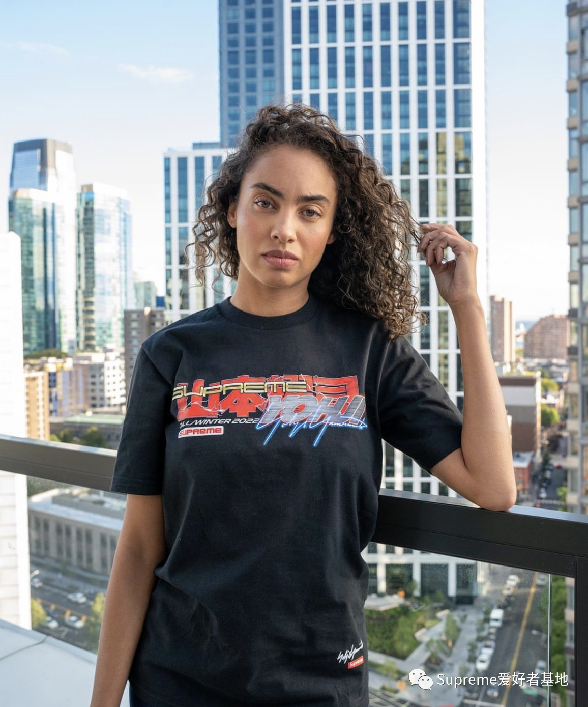 Supreme X Yohji Yamamoto TEE Yamamoto Yohji レター 半袖 Tシャツ メンズ レディース