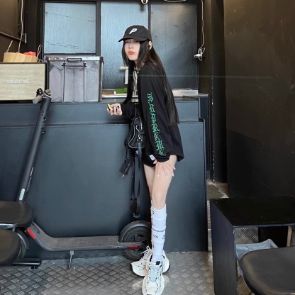 Supreme OLD ENGLISH L/S TEE ゴシック 長袖Tシャツ 秋冬 男女 カップル