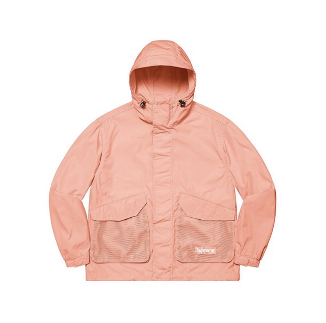 SUPREME メッシュ ポケット カーゴ ウォータープルーフ フェイク ウィンド ジャケット