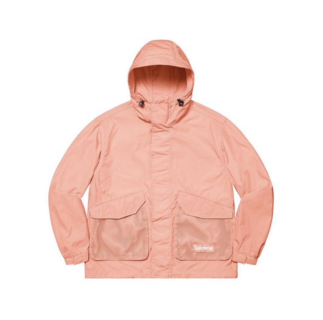 SUPREME メッシュ ポケット カーゴ ウォータープルーフ フェイク ウィンド ジャケット