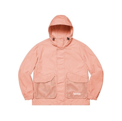 SUPREME メッシュ ポケット カーゴ ウォータープルーフ フェイク ウィンド ジャケット