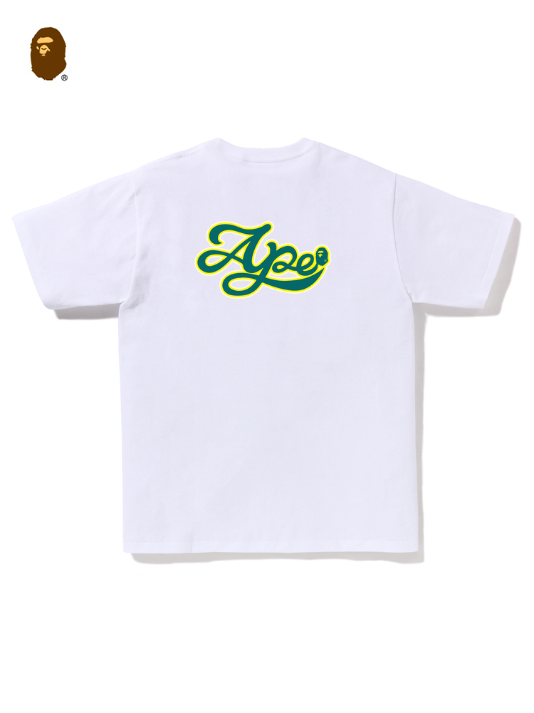 BAPE メンズ 春夏 レタープリント 半袖Tシャツ