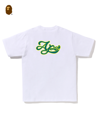 BAPE メンズ 春夏 レタープリント 半袖Tシャツ