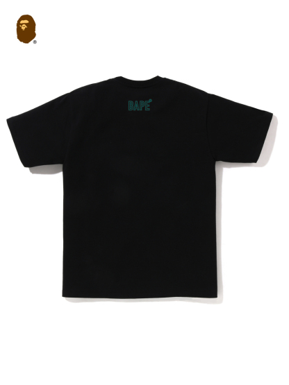 BAPE メンズ 春夏 モンキーアーミー レタープリント 半袖Tシャツ