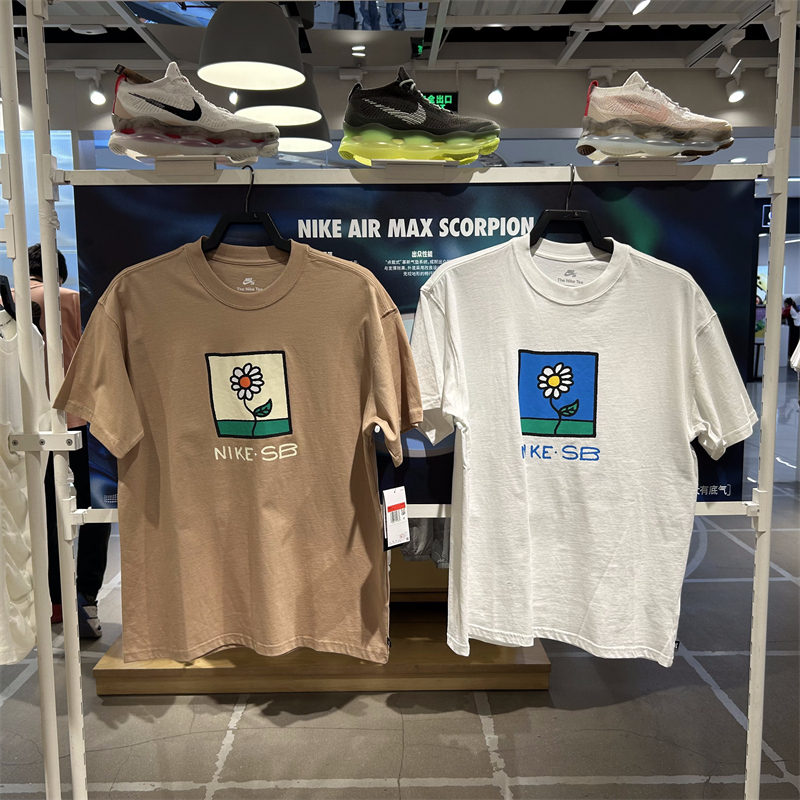 NIKE SB ナイキ メンズ プリント カジュアル スポーツ ラウンドネック 半袖 Tシャツ