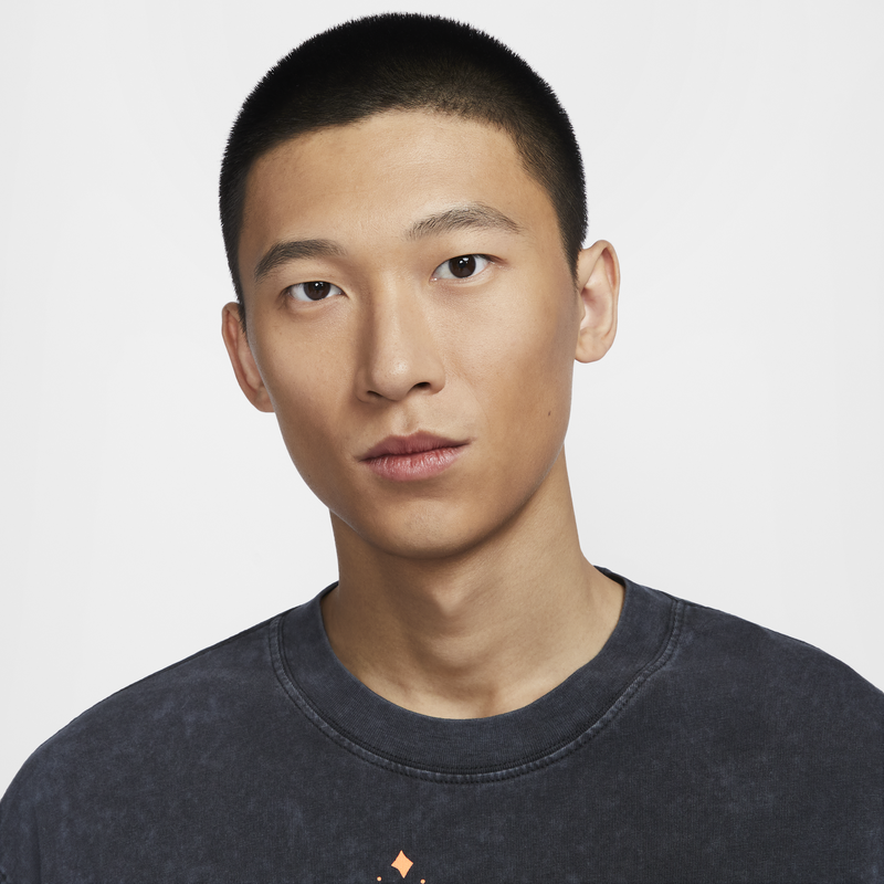 ナイキ Nike メンズ バスケットボール Tシャツ 冬 新作 コットン ゆったり レトロ カジュアル スポーツ ソフト