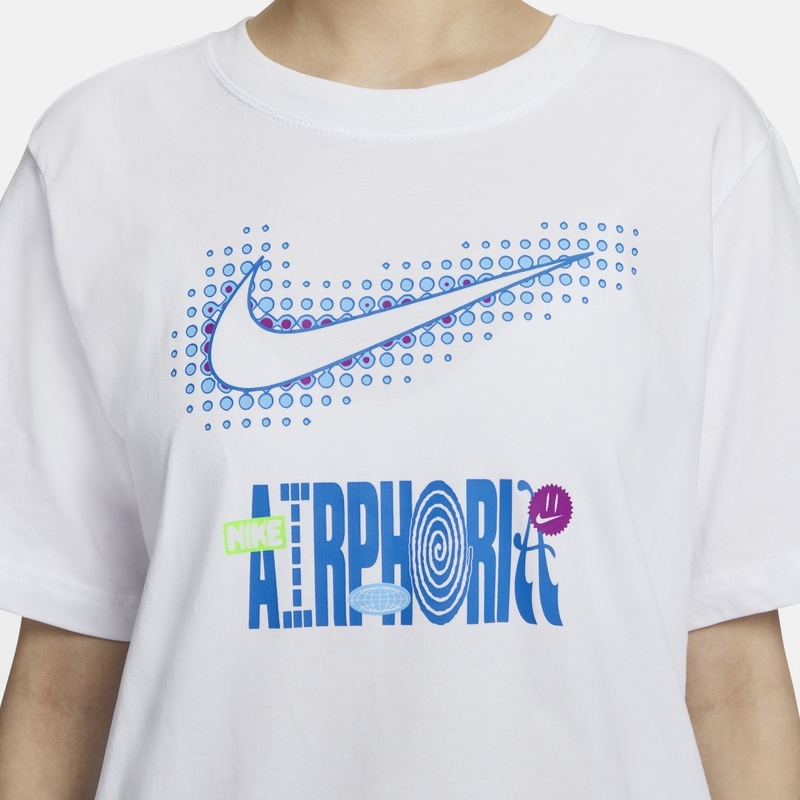 NIKE公式アウトレットレディースプリントTシャツゆったりコットン柔らかくて快適
