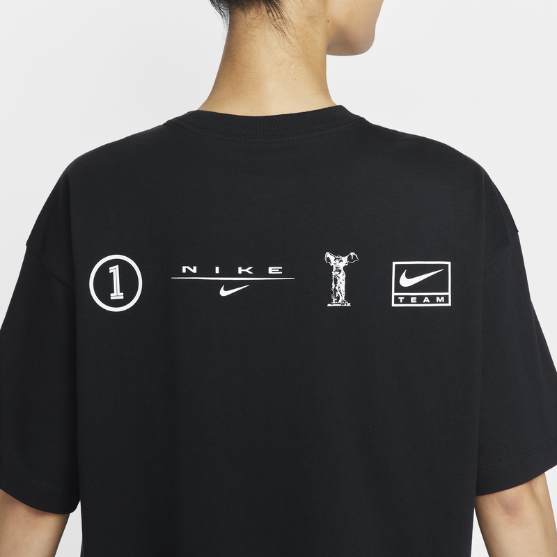 ナイキ Nike カジュアル レディース オーバーサイズ スタイル Tシャツ 春新作 コットン 超ゆったり プリント