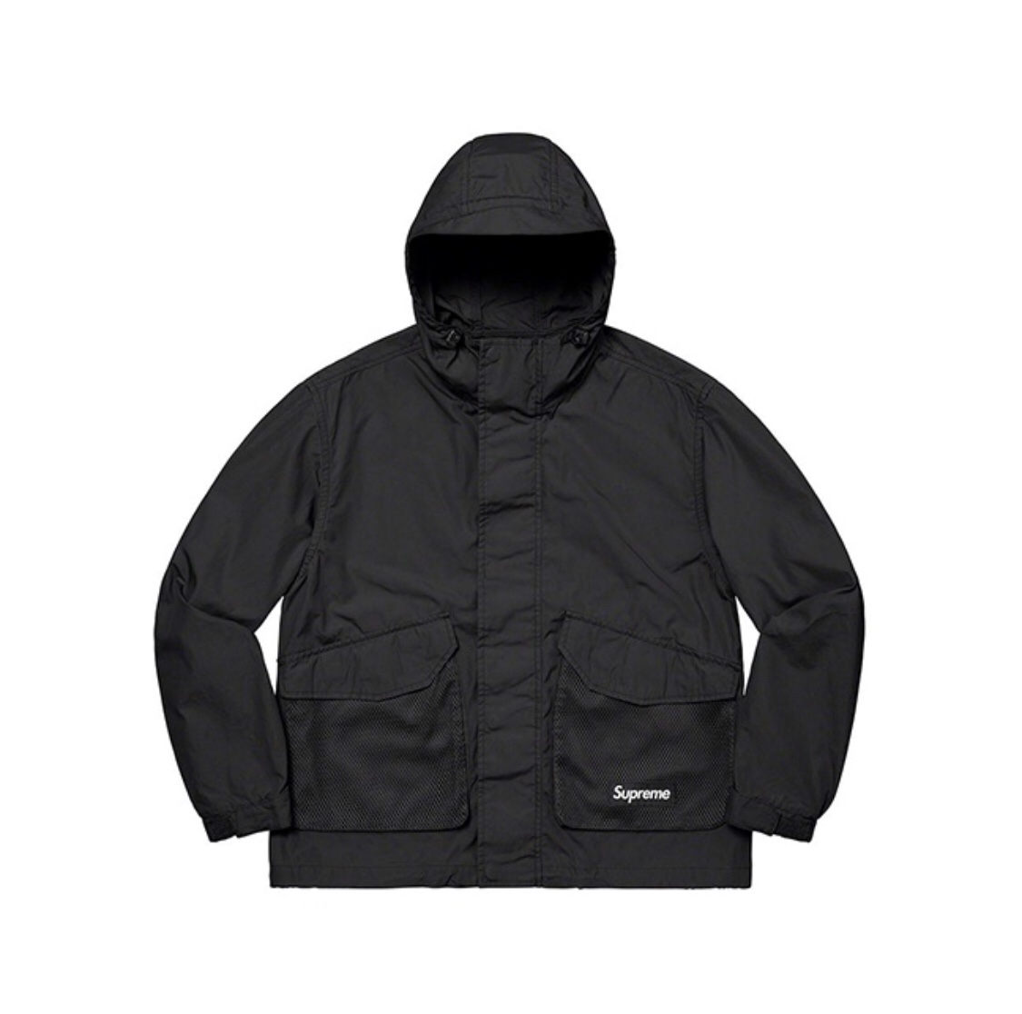 SUPREME メッシュ ポケット カーゴ ウォータープルーフ フェイク ウィンド ジャケット