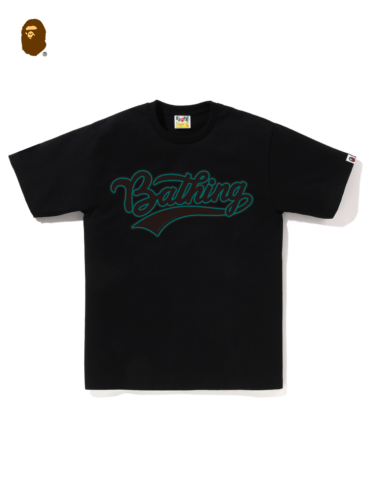 BAPE メンズ 春夏 レタープリント 半袖Tシャツ